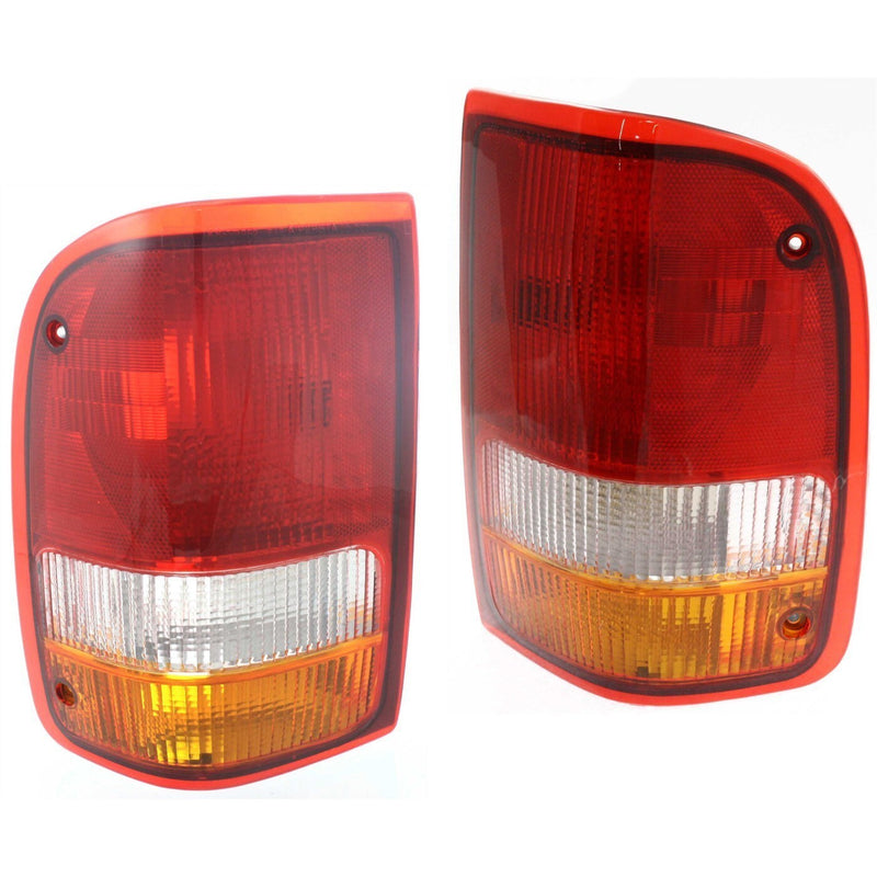 DURAFORCE Tail Light Set For 1993-1997 Ford Ranger Driver and Passenger Side