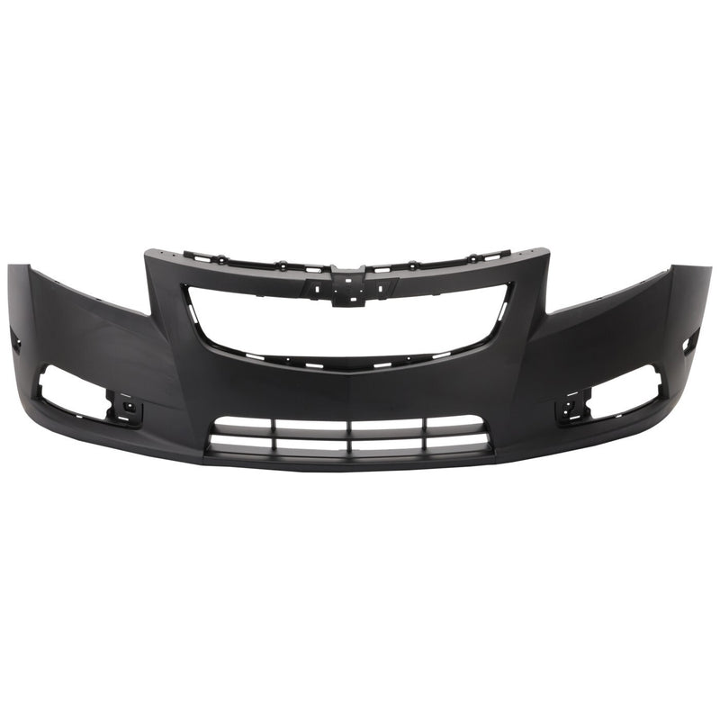 DURAFORCE Front Bumper Cover For 2011-2014 Chevrolet Cruze Primed With Fog Light Holes