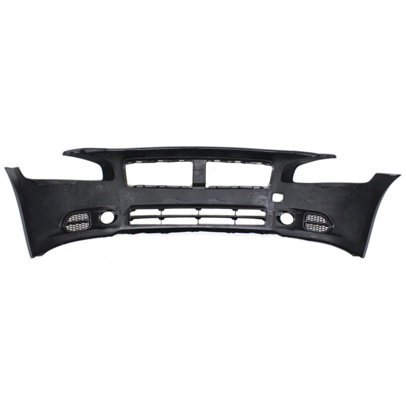 DURAFORCE Front Bumper Cover For 2009-2014 Nissan Maxima w/ fog lamp holes Primed