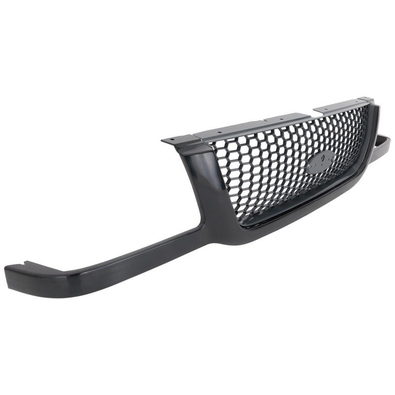 DURAFORCE Grille Assembly For 01-03 Ford Ranger Painted Black Shell With Emblem Provision