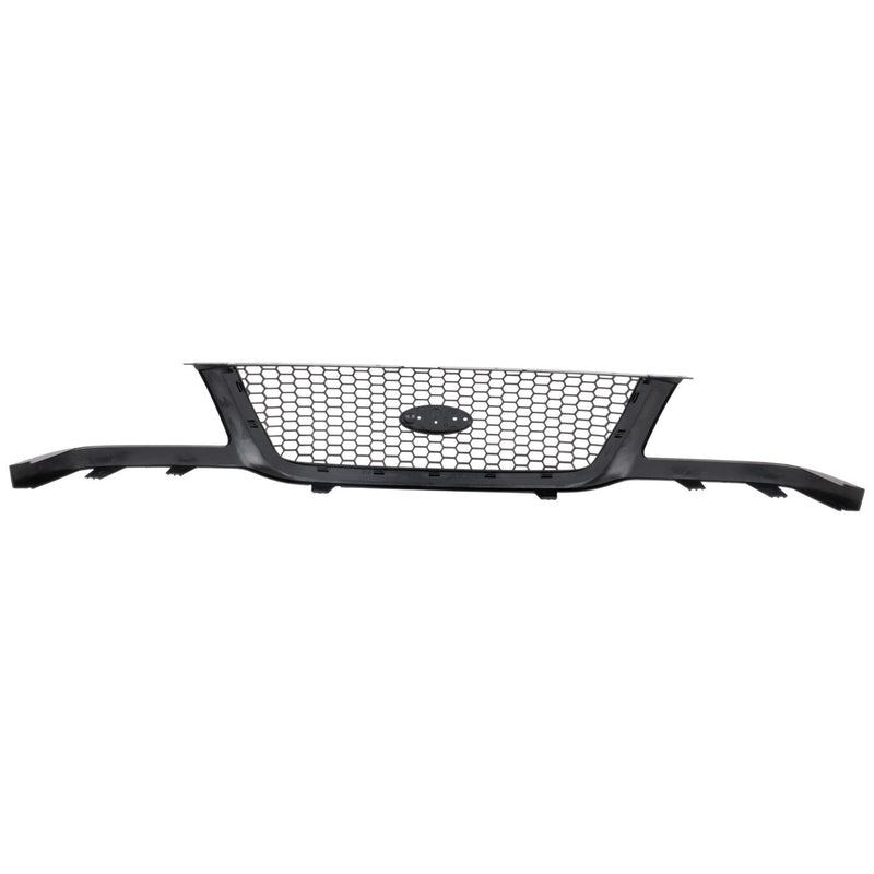 DURAFORCE Grille Assembly For 01-03 Ford Ranger Painted Black Shell With Emblem Provision