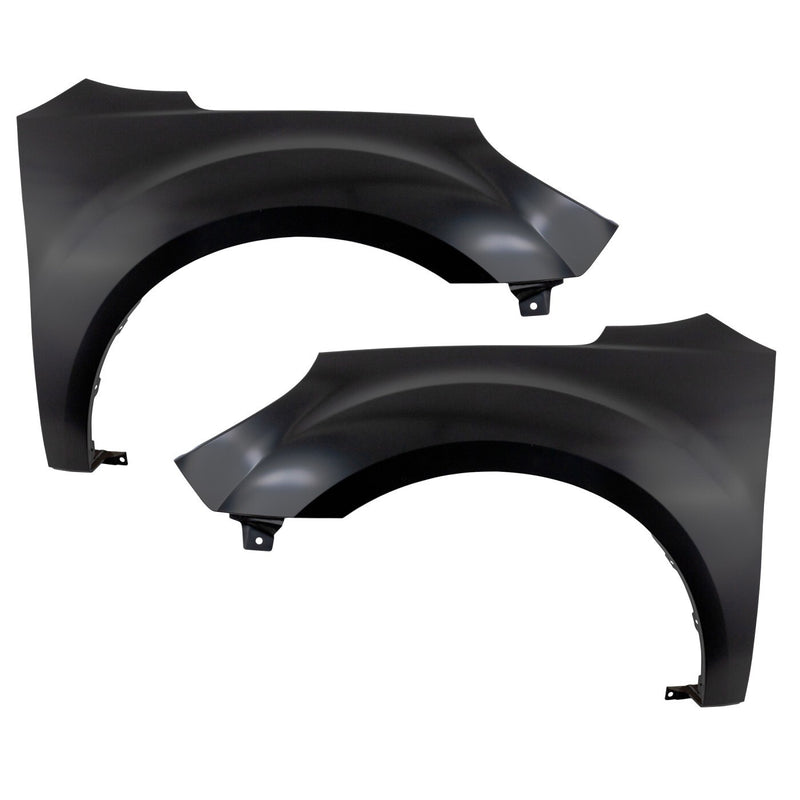 DURAFORCE Fender For 2010-2016 Chevrolet Equinox Set of 2 Front Left & Right Primed Steel