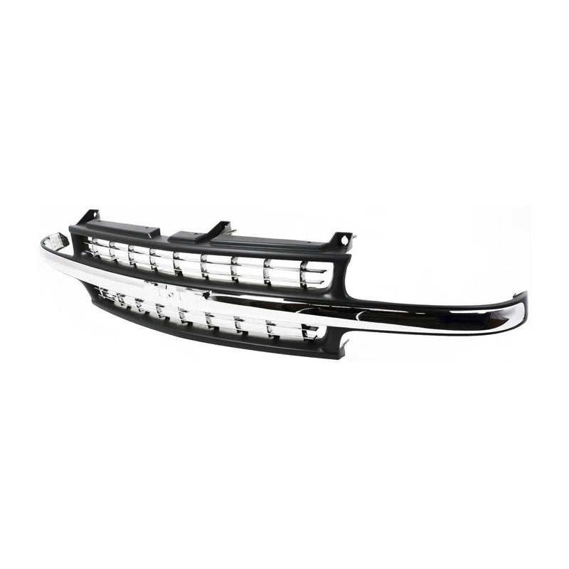 DURAFORCE Grille For 99-2002 Chevrolet Silverado 1500 2000-2006 Tahoe Black Plastic