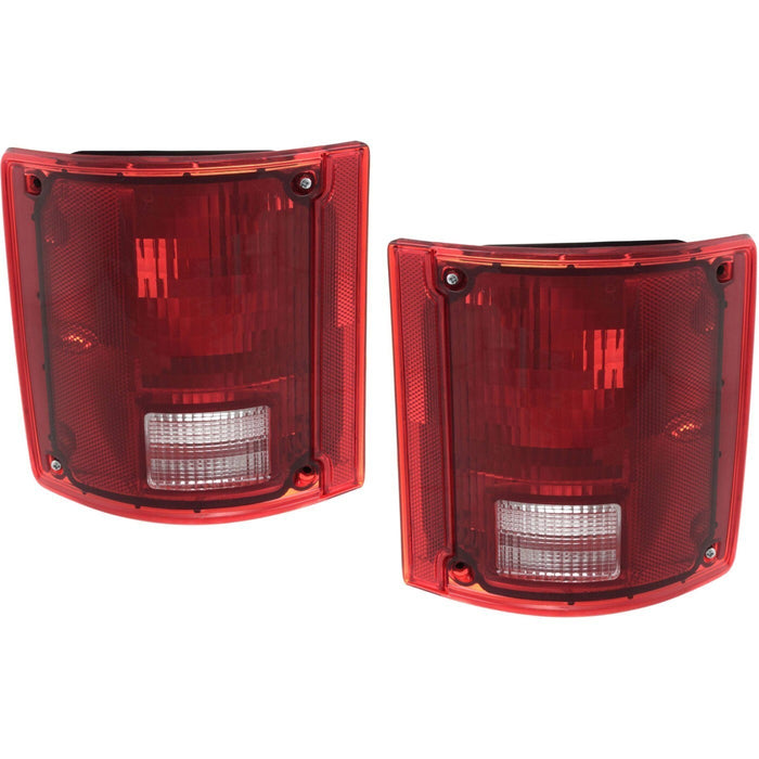 DURAFORCE Tail Light Set For 1973-1986 Chevrolet C10 Suburban K5 Blazer C10 R1500 Suburban