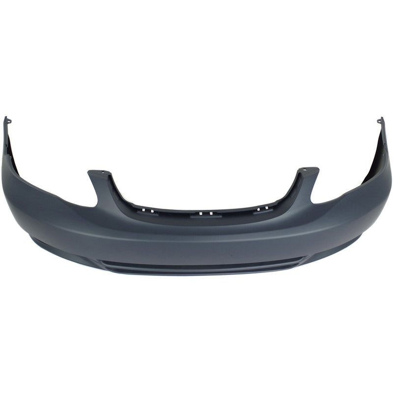 DURAFORCE Front Bumper Cover For 2003-04 Toyota Corolla Sedan Primed With Fog Light Holes