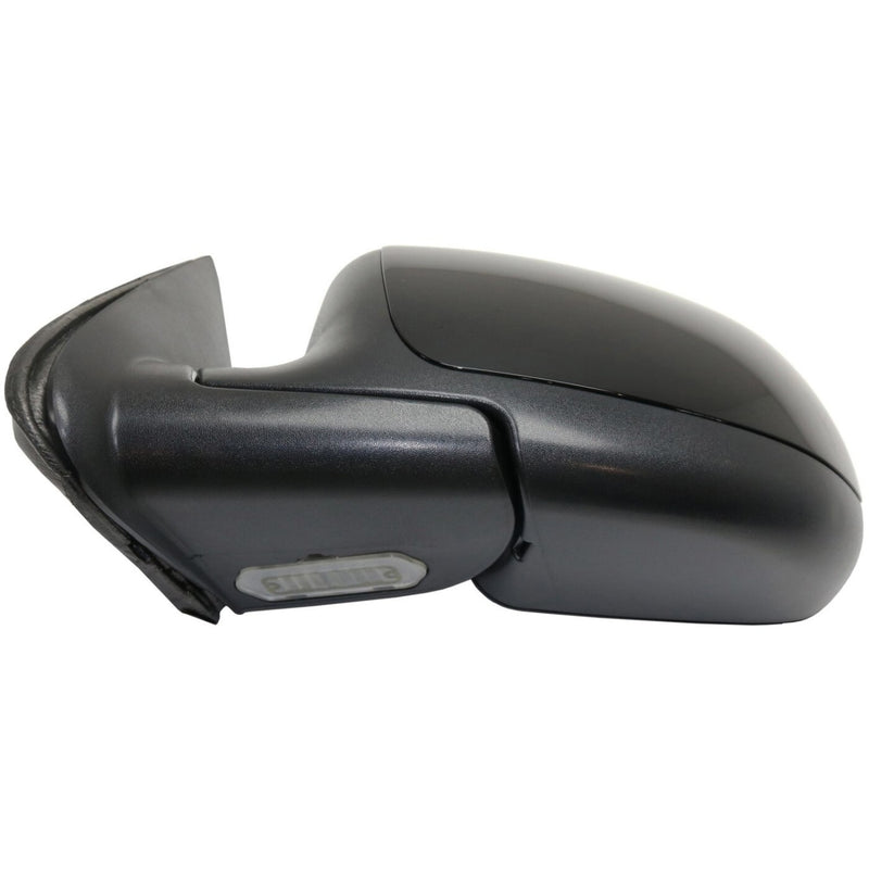 DURAFORCE Side View Mirrors Power Heated Smooth Black with Puddle Pair For 00-02 Chevy GMC