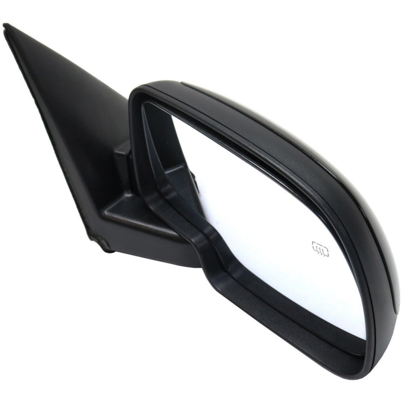 DURAFORCE Side View Mirrors Power Heated Smooth Black with Puddle Pair For 00-02 Chevy GMC