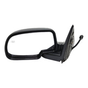 DURAFORCE Side View Mirrors Power Heated Smooth Black with Puddle Pair For 00-02 Chevy GMC
