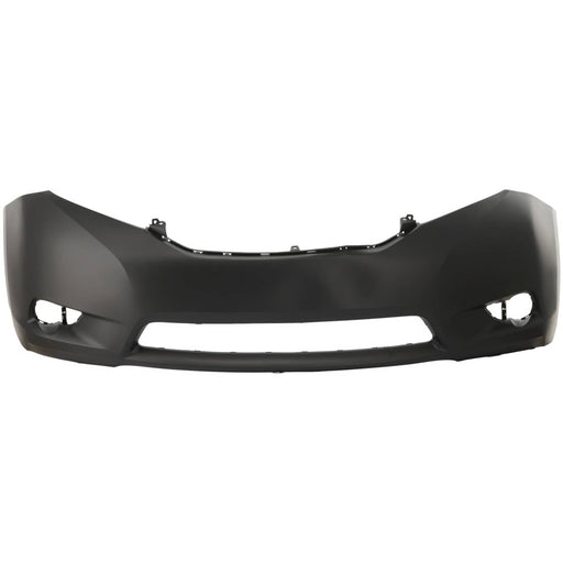 DURAFORCE Front Bumper Cover Primed For 2011-2017 Toyota Sienna BASE LE XLE