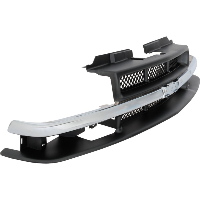 DURAFORCE Grille Grill for Chevy S10 Pickup 15048519 Chevrolet S-10 Blazer 1998-2004