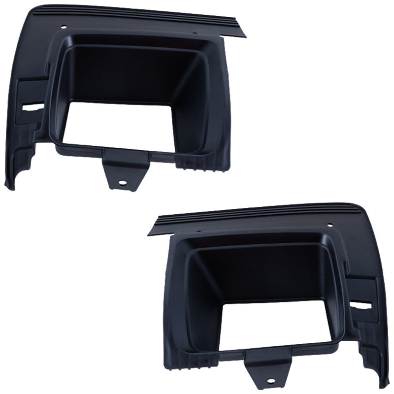 DURAFORCE Tow Eye Covers For 2015-2019 GMC Sierra 2500 HD Sierra 3500 HD Front LH and RH