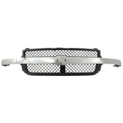DURAFORCE Grille Assembly Black with Chrome Center Bar For 2001-02 Silverado 2500 HD 3500