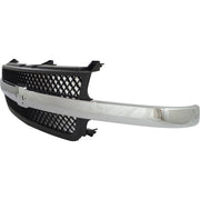 DURAFORCE Grille Assembly Black with Chrome Center Bar For 2001-02 Silverado 2500 HD 3500
