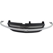 DURAFORCE Grille Assembly Black with Chrome Center Bar For 2001-02 Silverado 2500 HD 3500