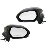 DURAFORCE Power Mirrors For 2018-2021 Toyota Camry Driver and Passenger Side Paintable
