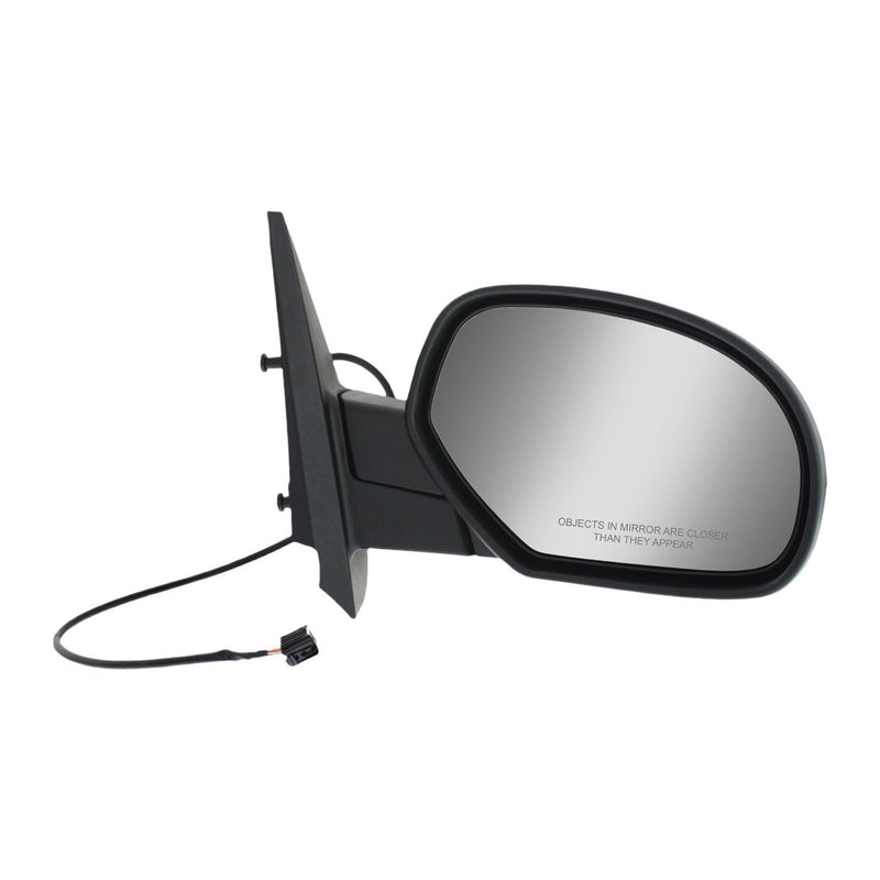 DURAFORCE Mirror For 2007-13 Chevrolet Silverado 1500 GMC Sierra 1500 Right Textured Black