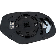 DURAFORCE Mirror Glass For 2007-2013 Chevy Silverado 1500 Heated Flat Left - backing plate