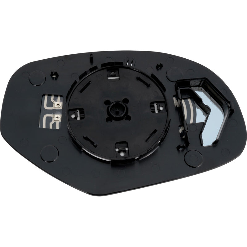 DURAFORCE Mirror Glass For 2007-2013 Chevy Silverado 1500 Heated Flat Left - backing plate