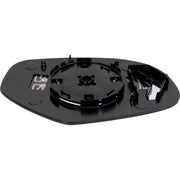 DURAFORCE Mirror Glass For 2007-2013 Chevy Silverado 1500 Heated Flat Left - backing plate