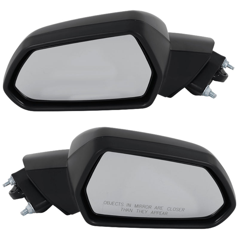 DURAFORCE Mirrors Set of 2 Driver & Passenger Side for Chevy Coupe Left Right Camaro Pair