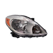 DURAFORCE Halogen Headlight Set For 2012-2014 Nissan Versa LH and RH Side with Bulbs Sedan