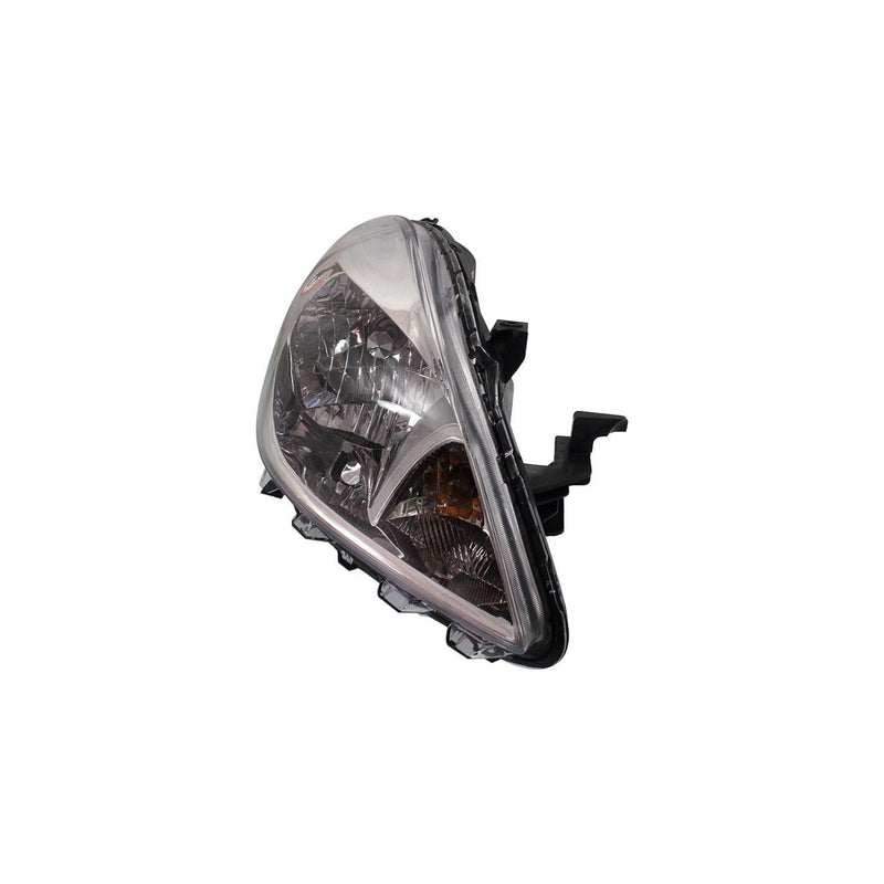 DURAFORCE Halogen Headlight Set For 2012-2014 Nissan Versa LH and RH Side with Bulbs Sedan