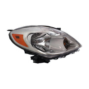 DURAFORCE Halogen Headlight Set For 2012-2014 Nissan Versa LH and RH Side with Bulbs Sedan