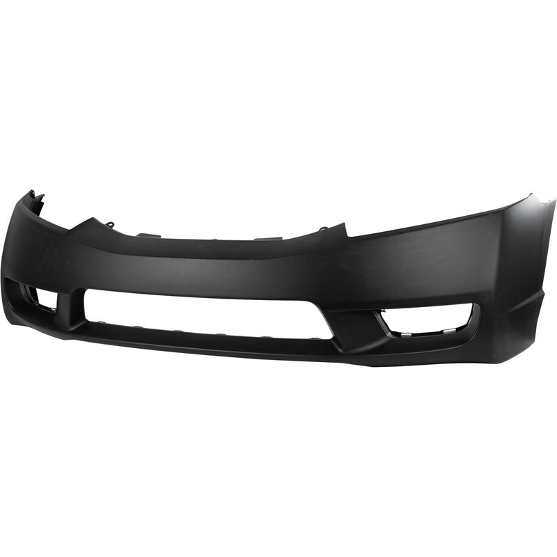 DURAFORCE Front Bumper Cover and Grille Kit For 2009-2011 Honda Civic Sedan Primed