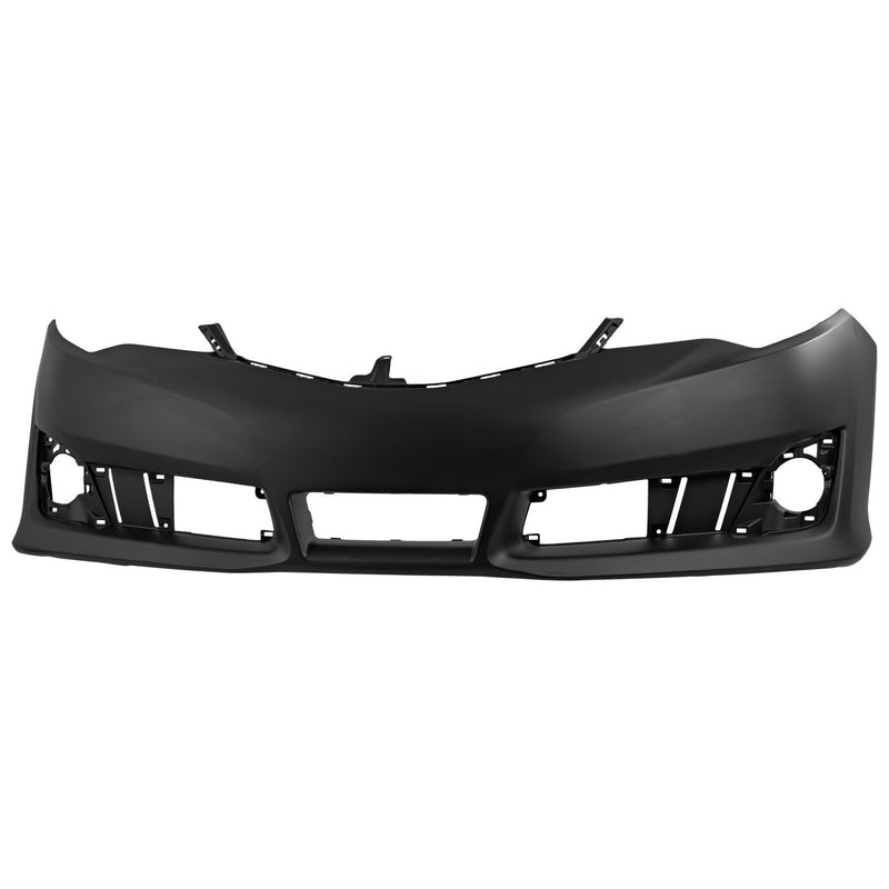 DURAFORCE Front Bumper Cover For 2012 2013 2014 Toyota Camry SE / SE Sport Primed Plastic