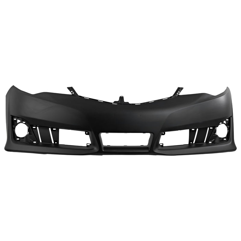 DURAFORCE Front Bumper Cover For 2012 2013 2014 Toyota Camry SE / SE Sport Primed Plastic