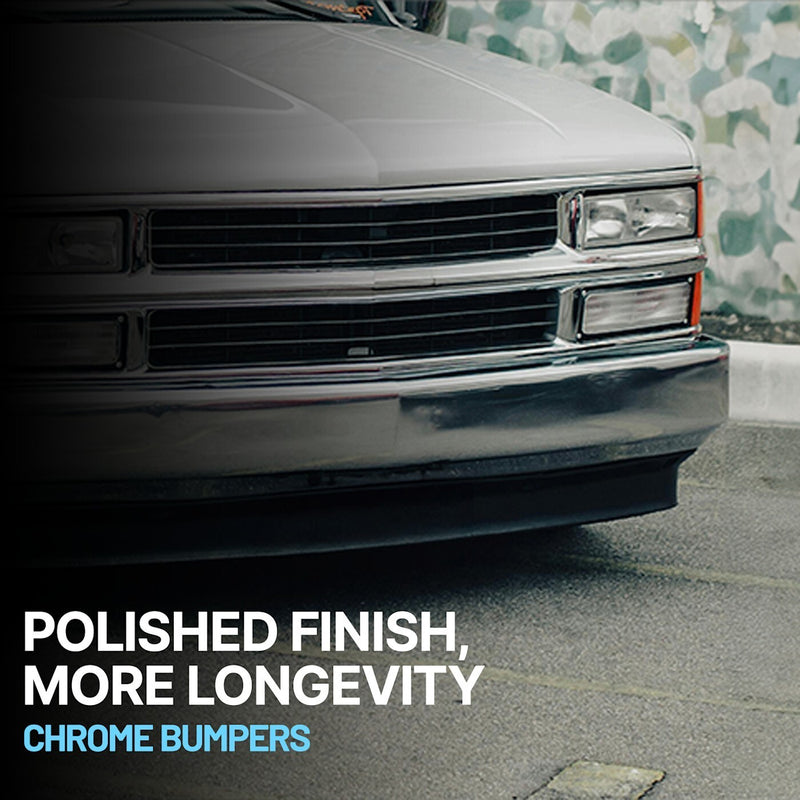 DURAFORCE Front Bumper Face Bar Chrome For 2013-2018 Ram 1500 2019-23 Ram 1500 Classic