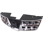 DURAFORCE Grille For 2011-2013 Nissan Rogue 2014-15 Rogue Select Chrome Shell Black Insert