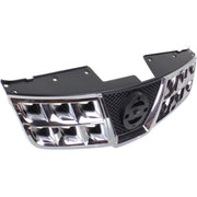 DURAFORCE Grille For 2011-2013 Nissan Rogue 2014-15 Rogue Select Chrome Shell Black Insert