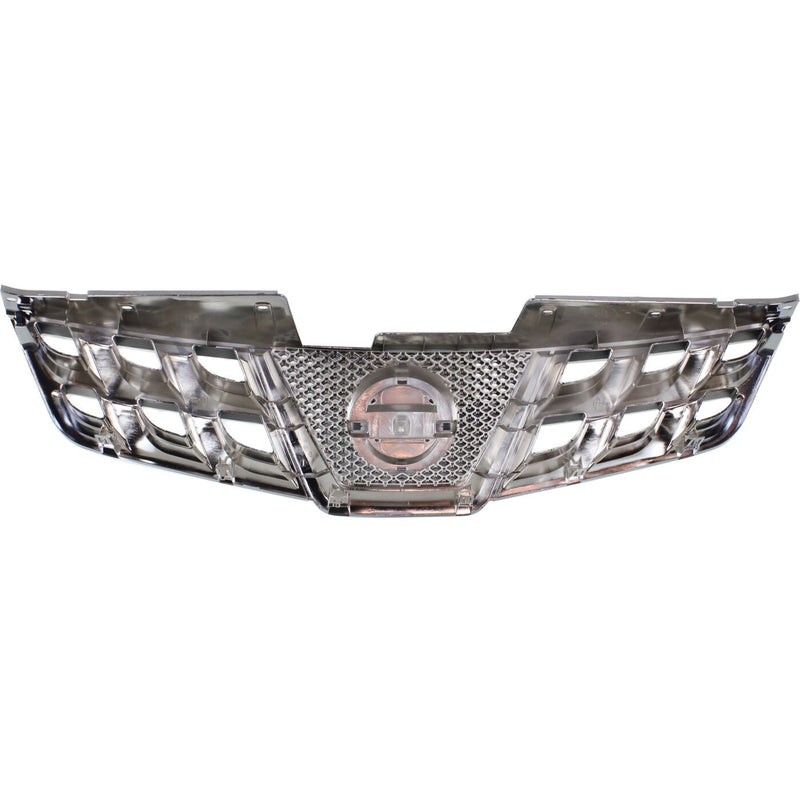 DURAFORCE Grille For 2011-2013 Nissan Rogue 2014-15 Rogue Select Chrome Shell Black Insert