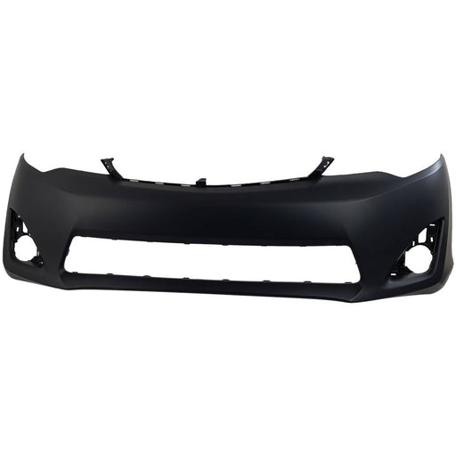 DURAFORCE Front Bumper Cover For 2012-2014 Toyota Camry L LE XLE Hybrid Primed TO1000378
