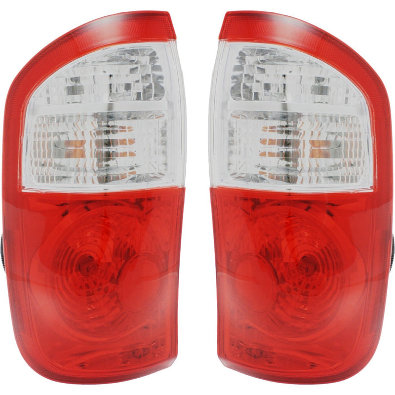 DURAFORCE Tail Light Set For 2004-2006 Toyota Tundra Fleetside 4 Door Double Cab Halogen