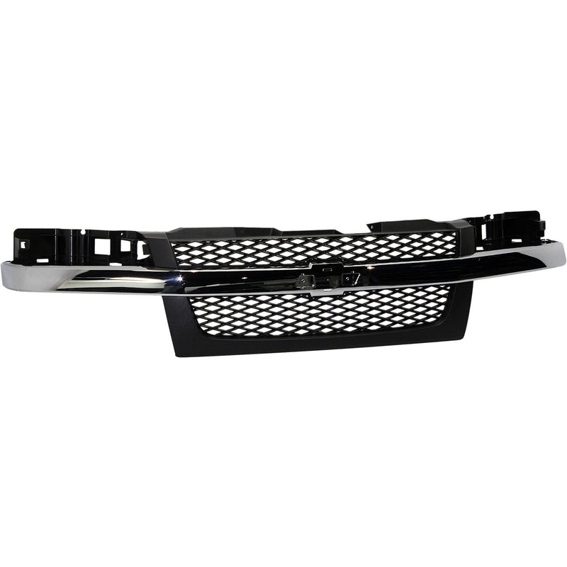 DURAFORCE Grille Assembly Textured Dark Gray 2 Piece Design For 2004-12 CHEVROLET COLORADO