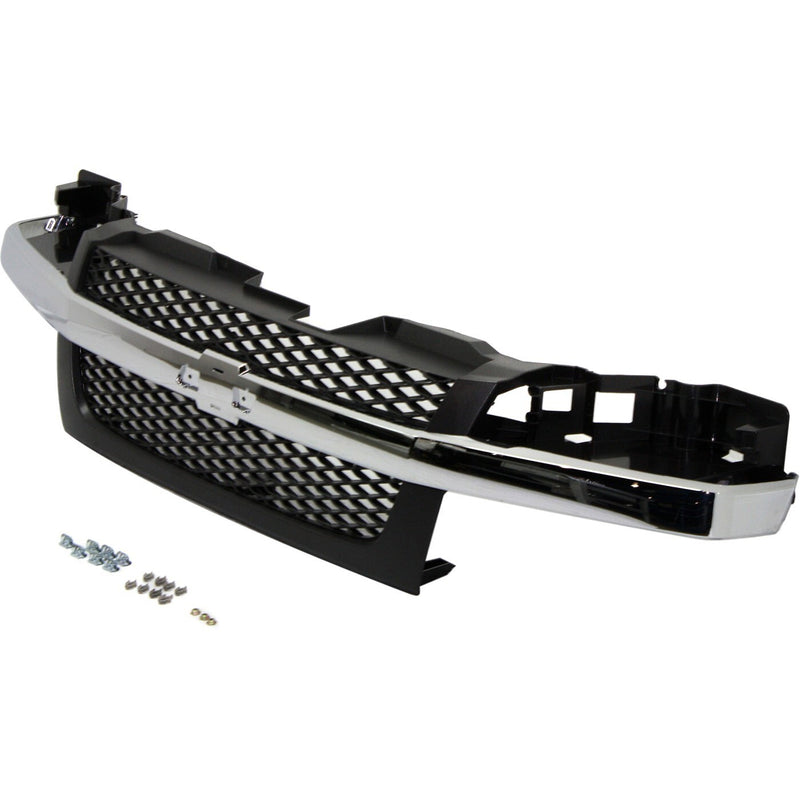 DURAFORCE Grille Assembly Textured Dark Gray 2 Piece Design For 2004-12 CHEVROLET COLORADO