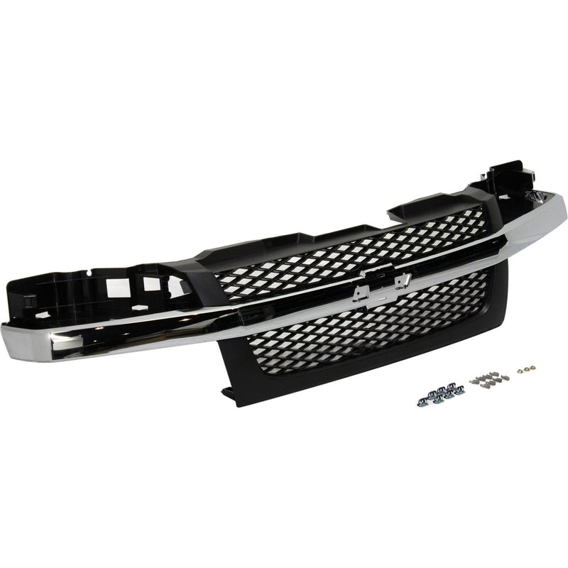 DURAFORCE Grille Assembly Textured Dark Gray 2 Piece Design For 2004-12 CHEVROLET COLORADO