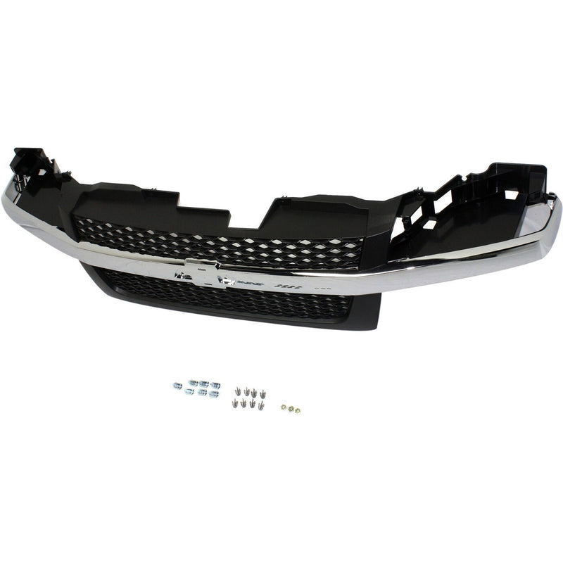 DURAFORCE Grille Assembly Textured Dark Gray 2 Piece Design For 2004-12 CHEVROLET COLORADO