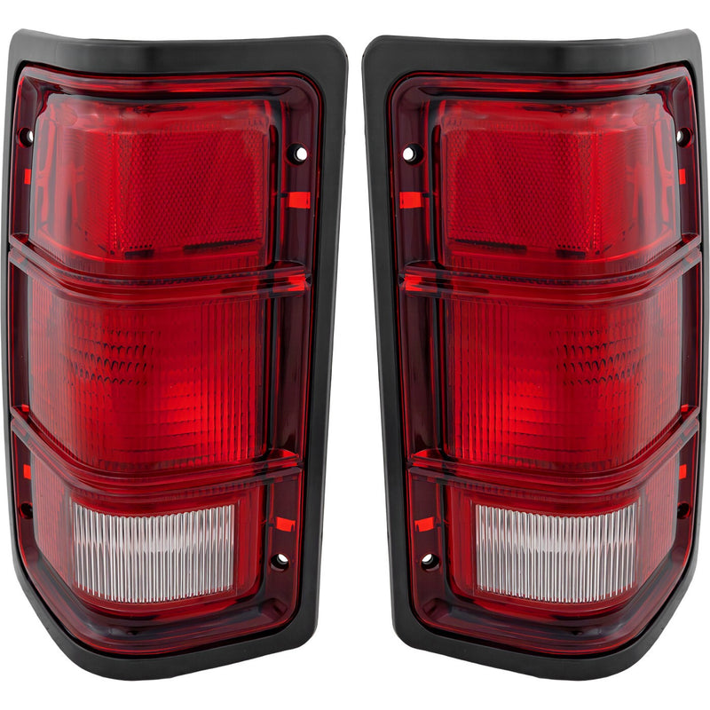 DURAFORCE Tail Light Set For 1987-1996 Dodge Dakota Driver and Passenger Side Halogen