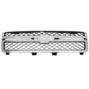 DURAFORCE Grille Assembly For 2011-14 Silverado 2500 HD Silverado 3500 HD Black and Chrome