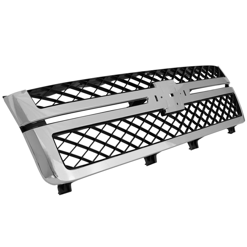DURAFORCE Grille Assembly For 2011-14 Silverado 2500 HD Silverado 3500 HD Black and Chrome