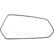 DURAFORCE Mirror Glass For 2010-2015 Chevrolet Camaro Passenger Side 92235873 GM1325190