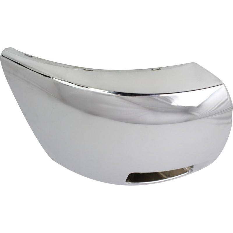 DURAFORCE Bumper End Cap Set For 07-12 Chevrolet Silverado 2500 HD 3500 HD Chrome Front