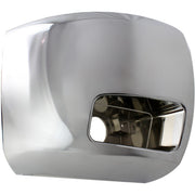 DURAFORCE Bumper End Cap Set For 07-12 Chevrolet Silverado 2500 HD 3500 HD Chrome Front