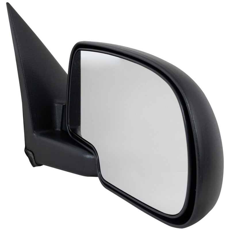 DURAFORCE Mirrors Set For 1999-2006 Chevrolet Silverado 1500 Black Manual Glass Adjust