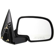 DURAFORCE Mirrors Set For 1999-2006 Chevrolet Silverado 1500 Black Manual Glass Adjust