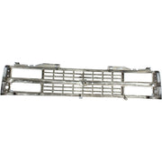 DURAFORCE Grille For 1988-93 Chevy C K 1500 Chrome Shell With Black Insert Dual Headlight