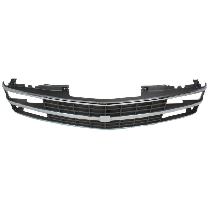 DURAFORCE Grille For 1988-93 Chevy C K 1500 Chrome Shell With Black Insert Dual Headlight